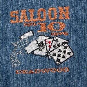 Monag Saloon no.10 Deadwood youth Jean Jacket - Size 2T